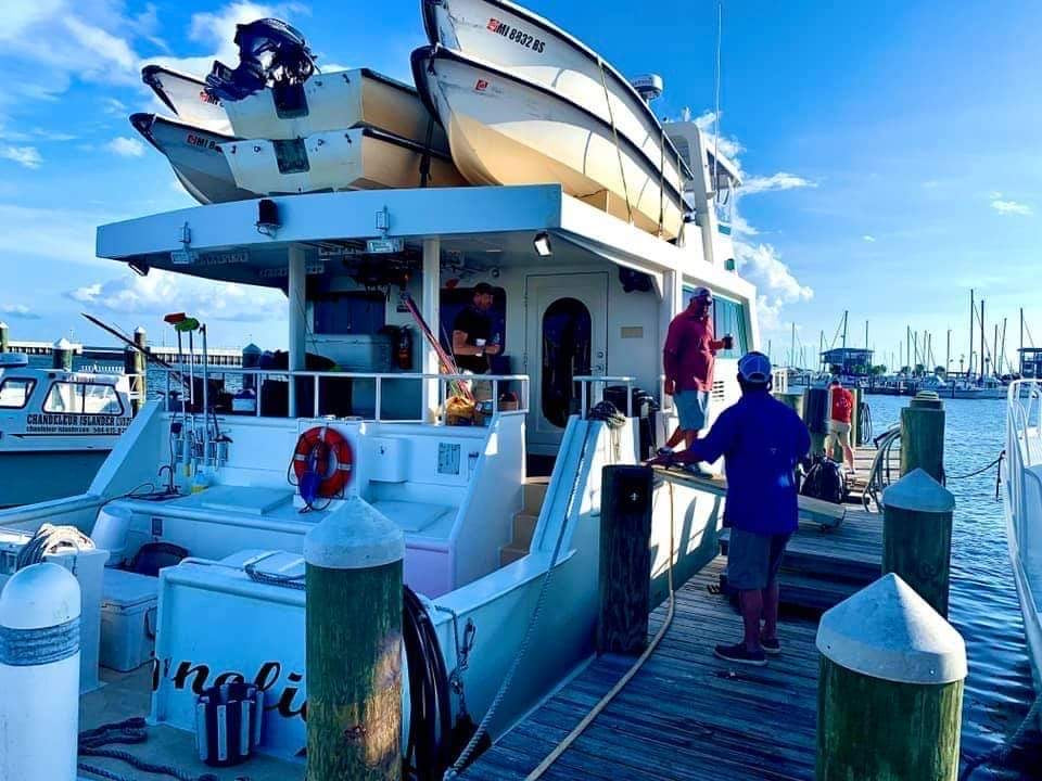 Southern Magnolia charter boat.