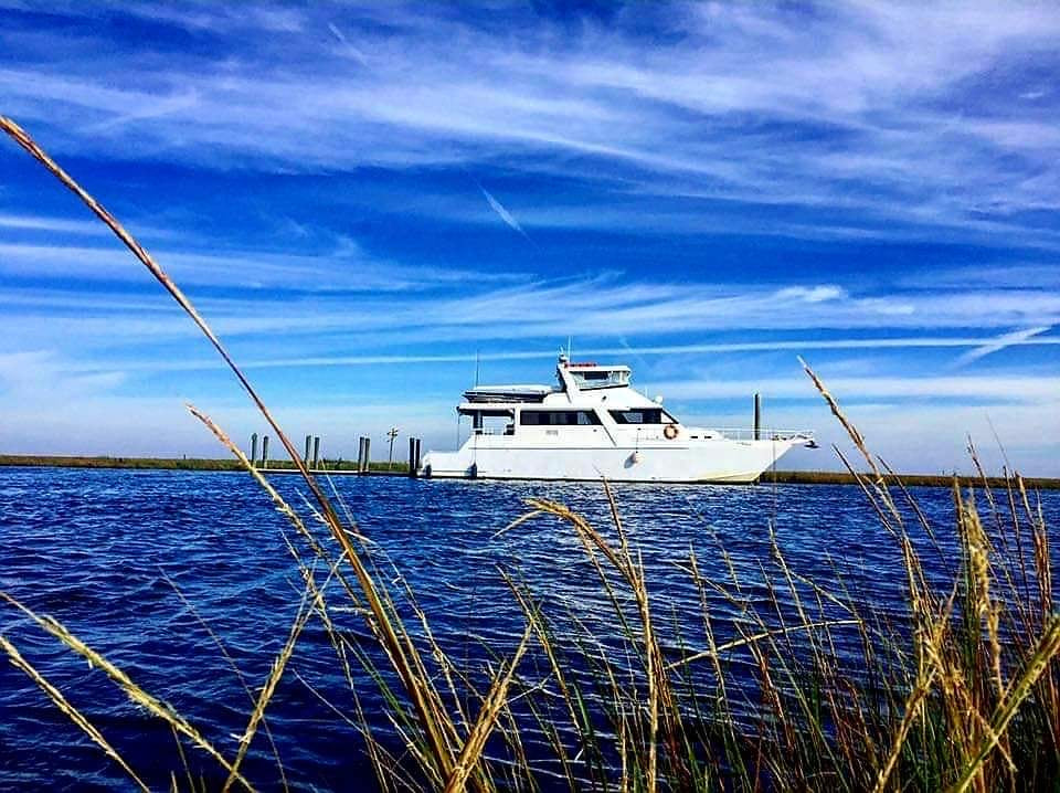 Southern Magnolia fishing boat at the Chandeleur Islands.